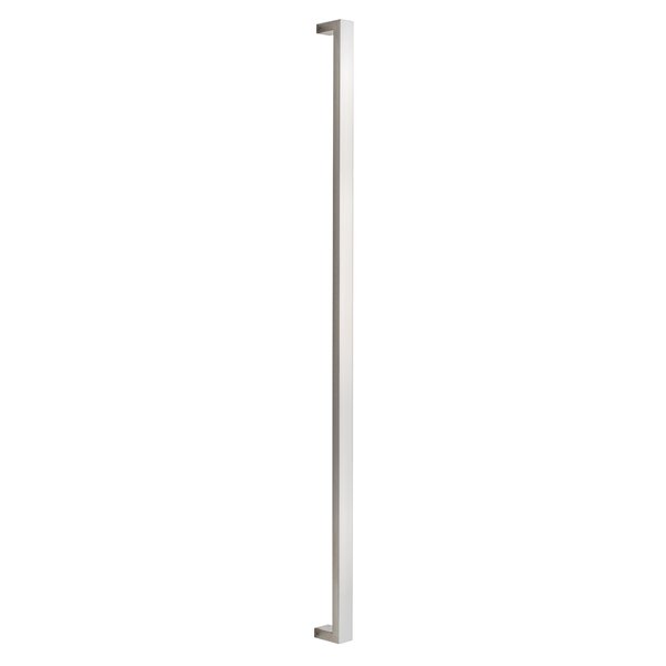 Sure-Loc Hardware Sure-Loc Hardware 72 Square Long Door Pull, Single-Sided, Satin Stainless PL-1SQ72 32D